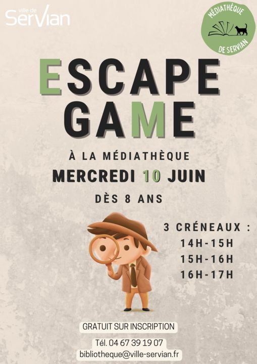 Escape Game - Médiathèque Servian_Servian_1
