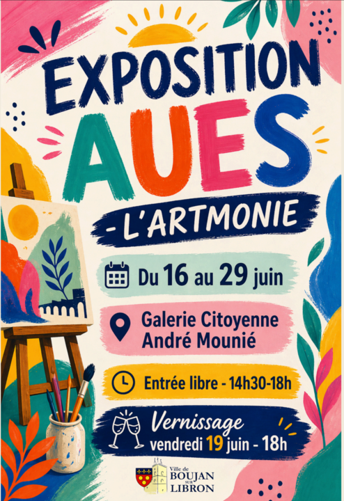 Exposition AUES - L'Artmonie_Boujan-sur-Libron_1