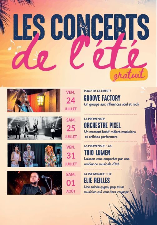 Les concerts de l'été : Groove Factory_Sérignan_1
