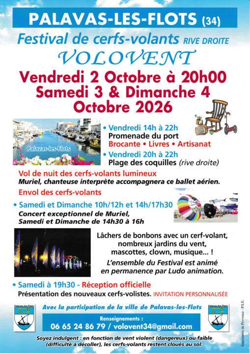 Puces et brocante par l'association Volovent_Palavas-les-Flots_1