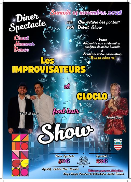 Zinga Zanga - Les improvisateurs et Cloclo font leur show_Béziers_1