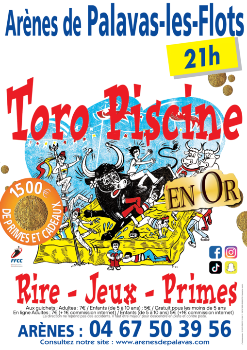 Toro piscine en or_Palavas-les-Flots_1