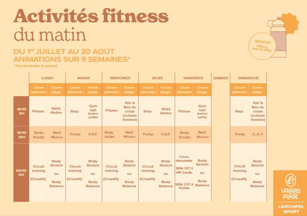 Valras Plage - Activités fitness du matin_Valras-Plage_1