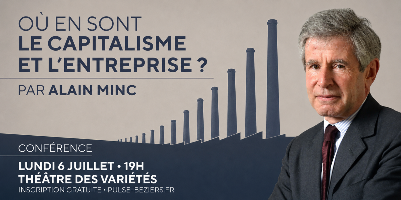 Conférence d'Alain Minc - Le capitalisme et l'entreprise_Béziers_1