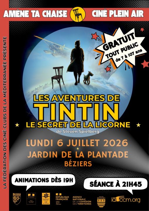 Amène ta chaise - Les aventures de Tintin : le secret de la licorne_Béziers_1