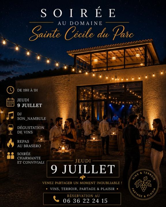 Soirée Oenotouristique - Domaine Sainte-Cécile Du Parc_Pézenas_1