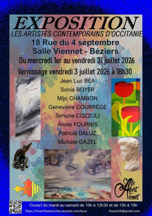 Exposition et Vernissage - Les Artistes Contemporains d'Occitanie_Béziers_1