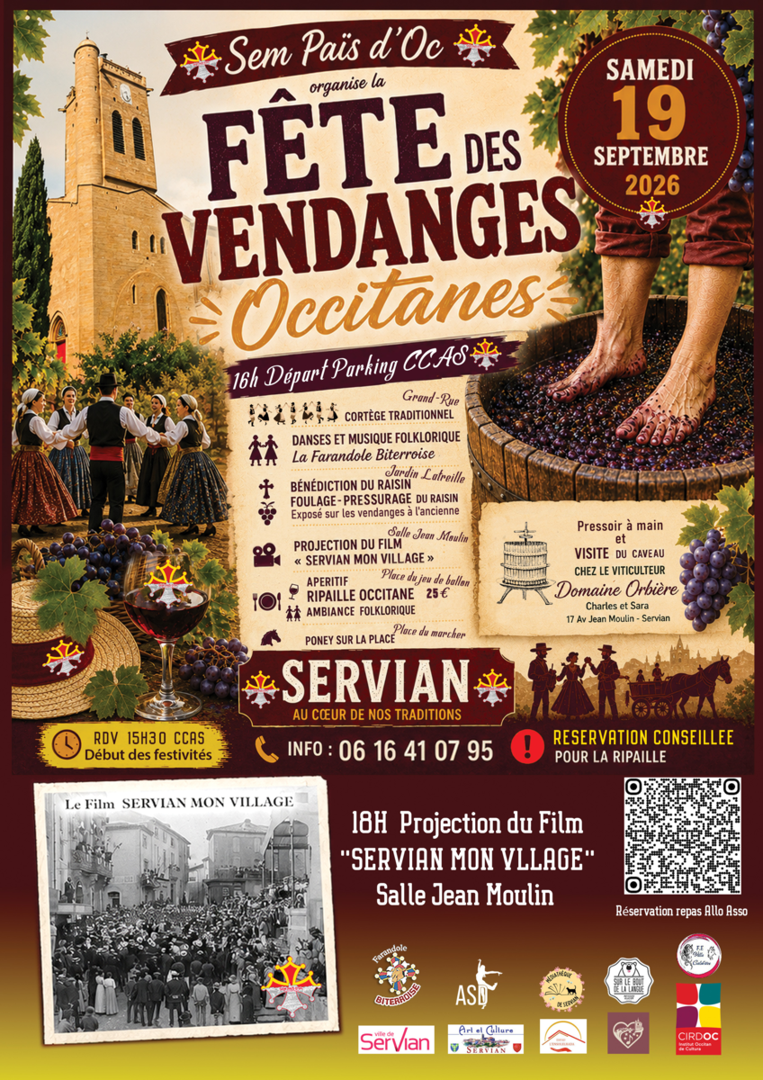 Fête des Vendanges Occitanes_Servian_1
