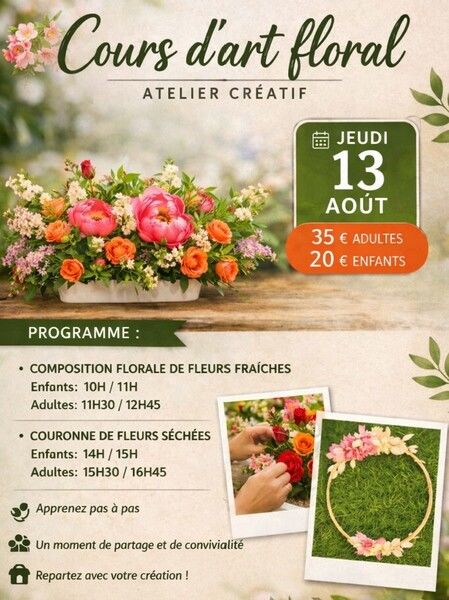 Atelier Cours D'Art Floral Enfant_Pézenas_1