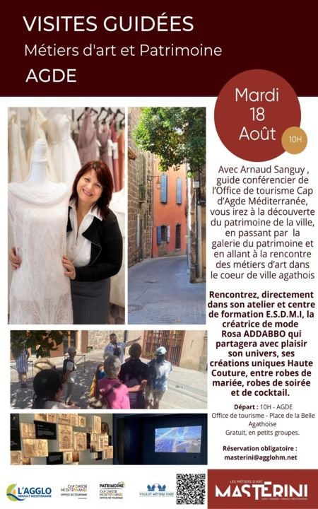 Visite guidée « Métiers d’art et patrimoine »_Agde_1