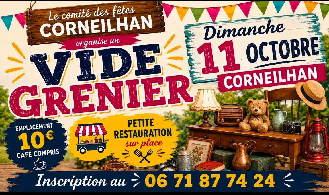 Vide Grenier du Comité des Fêtes_Corneilhan_1