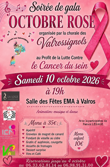 Soirée de gala - Octobre Rose_Valros_1