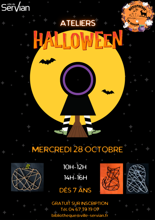 Atelier Halloween à partir de 7 ans_Servian_1