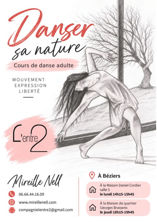 Cours de danse adultes « Danser sa nature »_Béziers_1