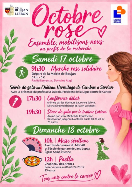 Octobre Rose à Boujan_Boujan-sur-Libron_1