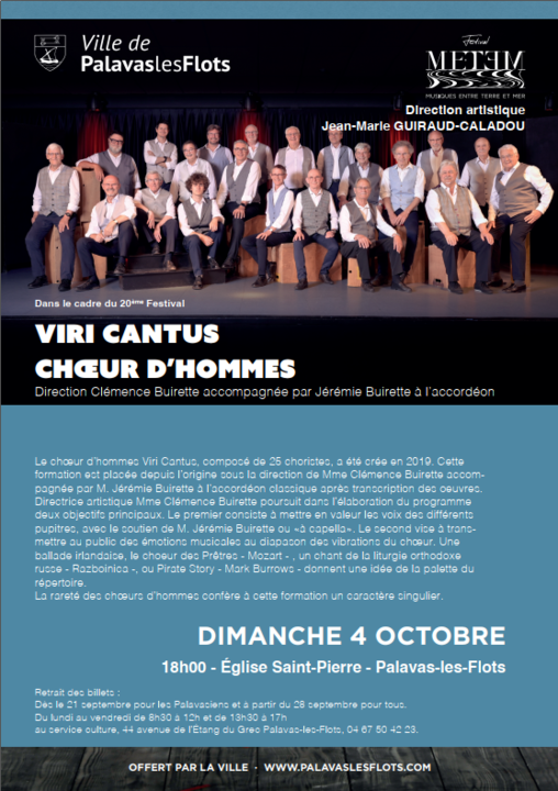 Concert de l'ensemble vocal 