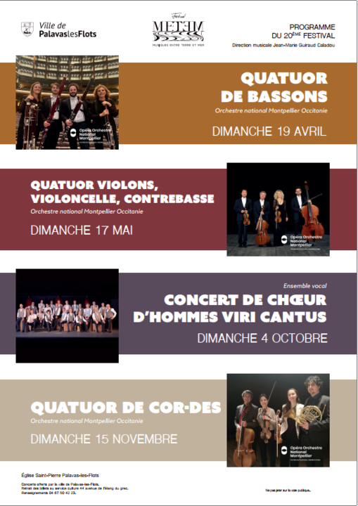 Concert « Quatuor de cors »_Palavas-les-Flots_1