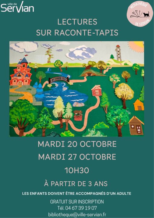 Lecture sur Raconte-Tapis – Festival Grands Zyeux P'tites Zoreilles_Servian_1