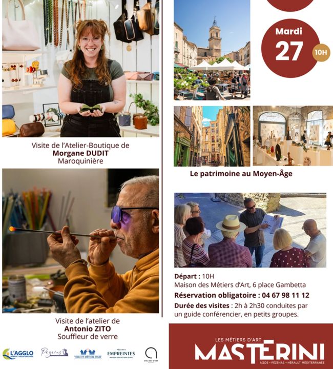 Visites guidées d'Octobre « Métiers d'Art et Patrimoine »_Pézenas_1
