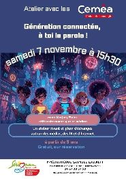 Atelier « Génération Connectée, à toi la parole ! » avec Majory Soler_Sérignan_1