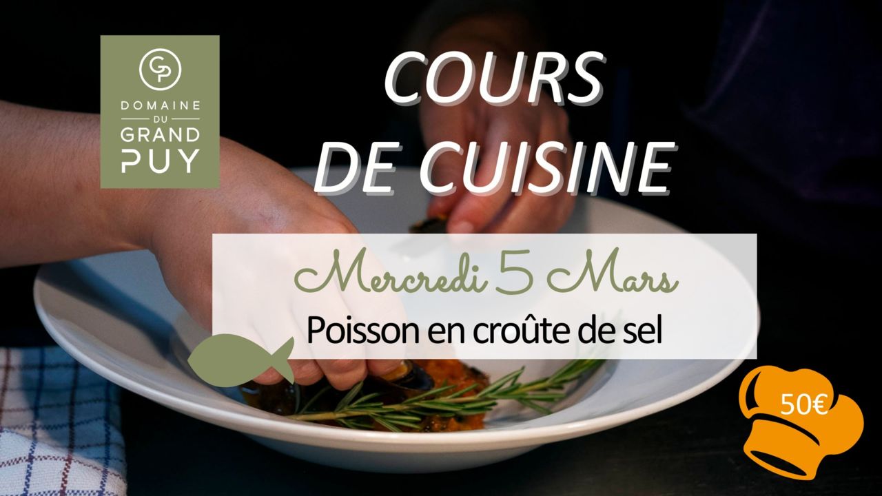 ATELIER CUISINE AU DOMAINE DU GRAND PUY