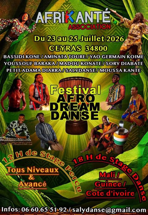 Affiche afrodream Danse