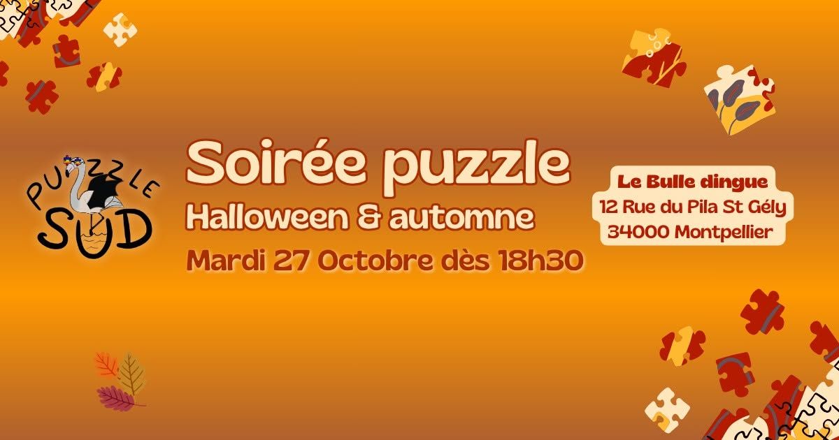 SOIRÉE PUZZLE AVEC L'ASSOCIATION PUZZLE SUD