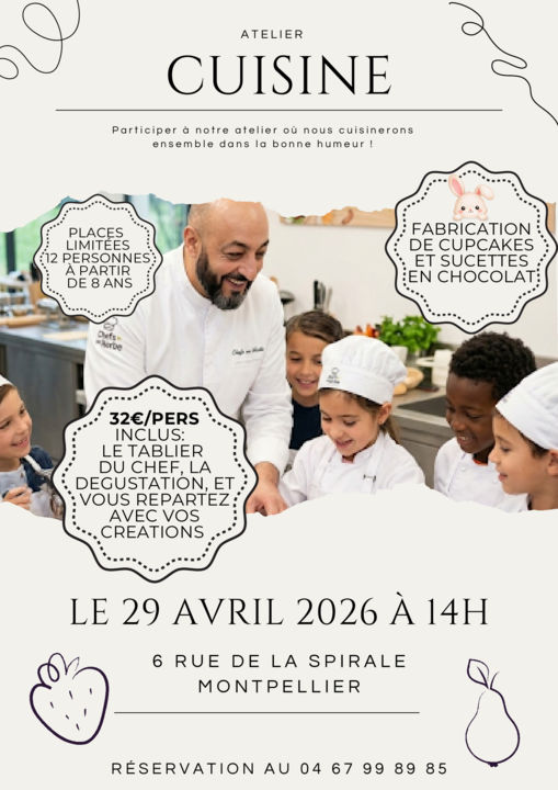 AFFICHE ATELIER PATISSERIE
