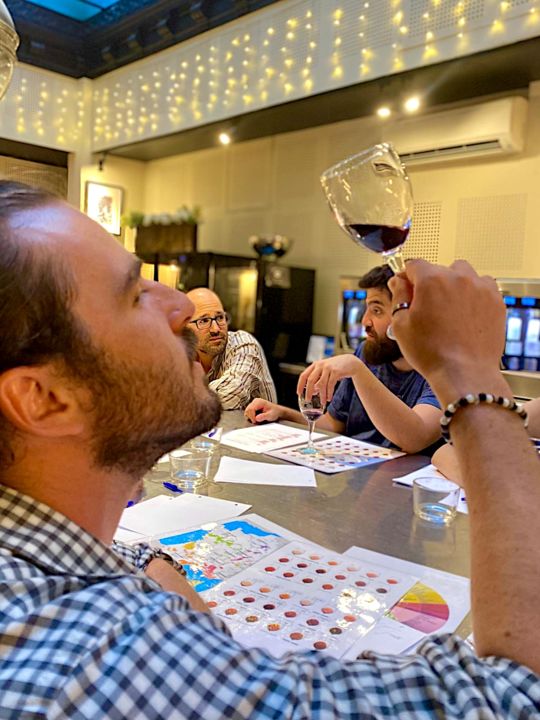 Analyse visuelle du vin