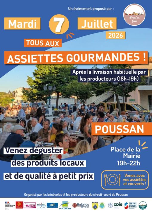 ASSIETTES GOURMANDES POUSSAN