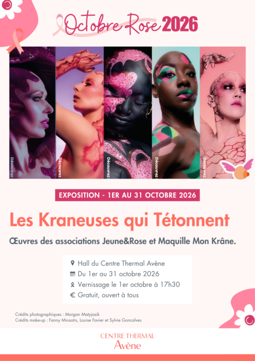 AVENE Exposition 2026 octobre rose centre thermal