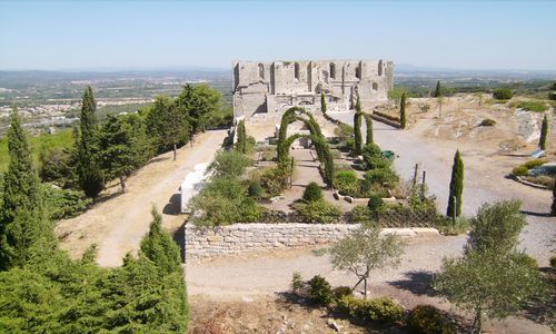 Abbaye Saint Felix Montceau Gigean Vue Panoramique