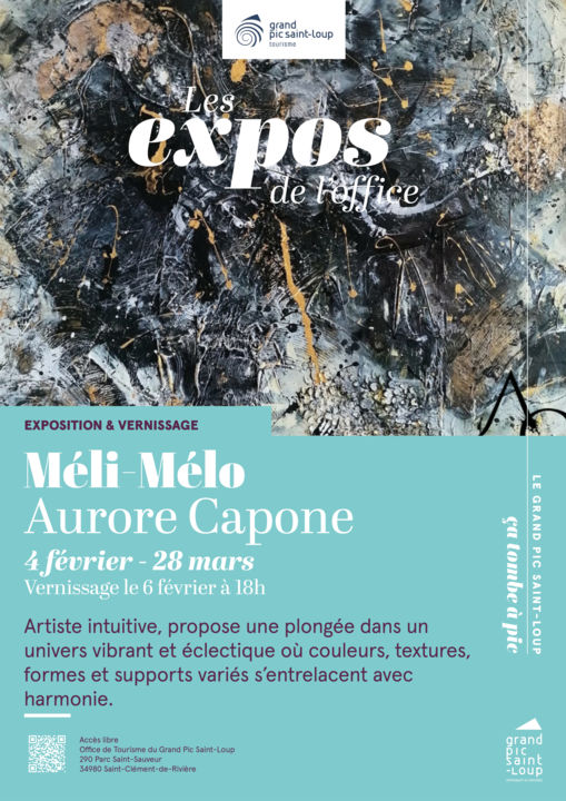 Affiche A3 - Expo Aurore Capone