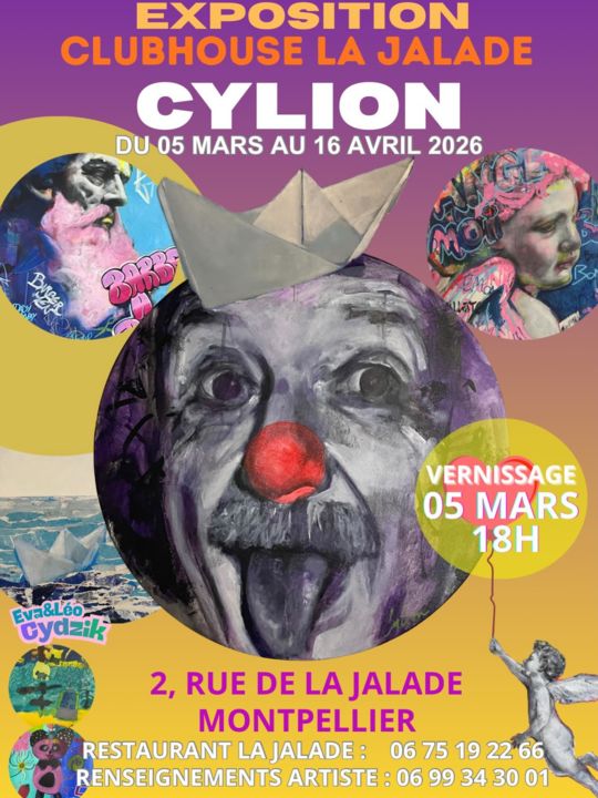 Affiche Exposition CYLION 5 mars au 16 avril 2026