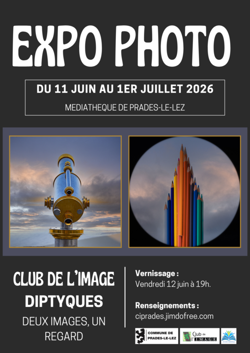 Copie de Copie de Copie de Affiche Exposition Art Moderne Simple Photo Blanc Noir - 1