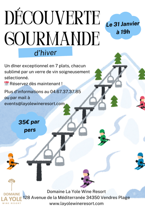 Affiche découverte gourmande d'hiver - 1