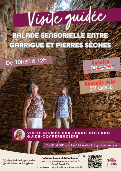 Affiche visites guidées Sarah Collado - 3