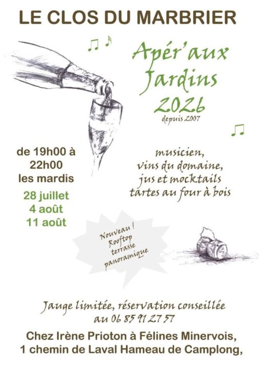 Apér'aux jardins 2026