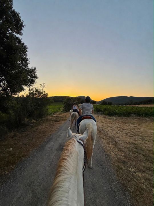 Balade au coucher du soleil