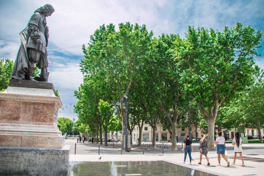 Béziers-Statue Paul Riquet