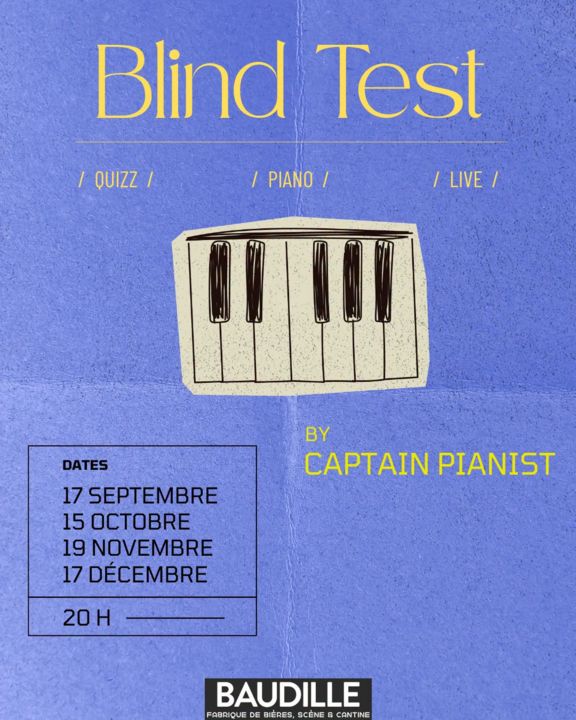 Blind test-brasserie Baudille