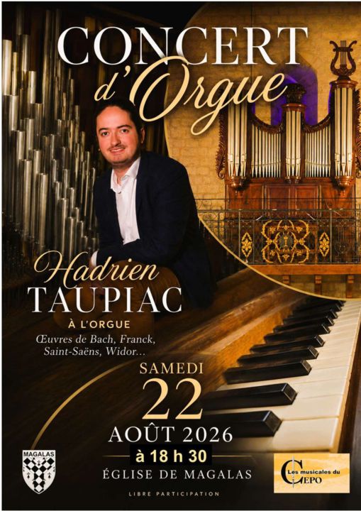 CONCERT ORGUE MAGALAS