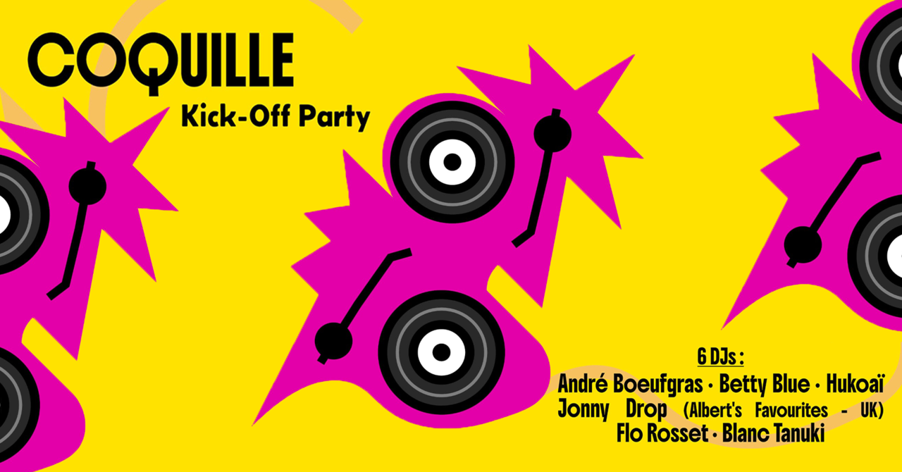 Kick Off Party Coquille Electro House Le Dancing Sète 16 octobre 2026