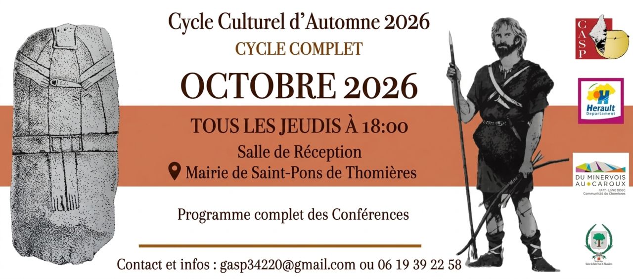 Cycle Culturel automne 2026