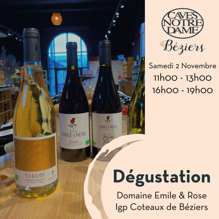 Degustation-Domaine-Emile-et-Rose-Coteaux-de-beziers