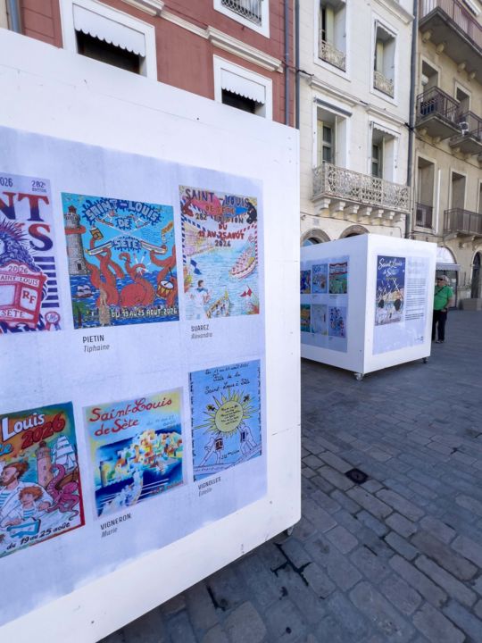 Exposition affiches concours Saint-Louis 2026 Quai Suquet Sète