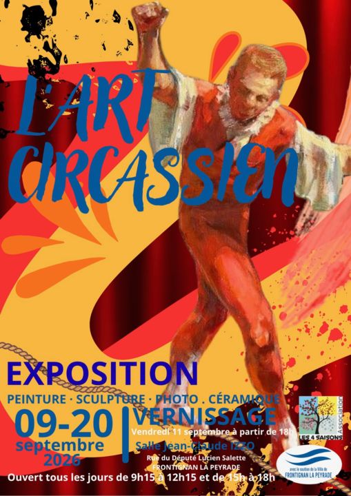 exposition l'art circassien frontignan