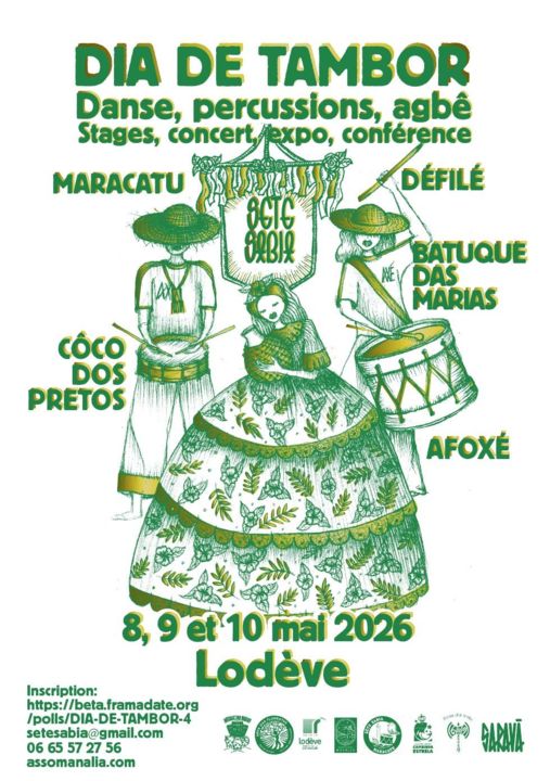 Affiche dia de tambor