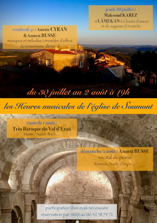 Les heures musicales de l‘église de Soumont