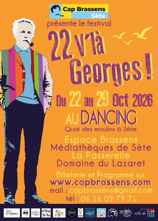 22 V'La Georges 2026 Festival Brassens Sète octobre 2026
